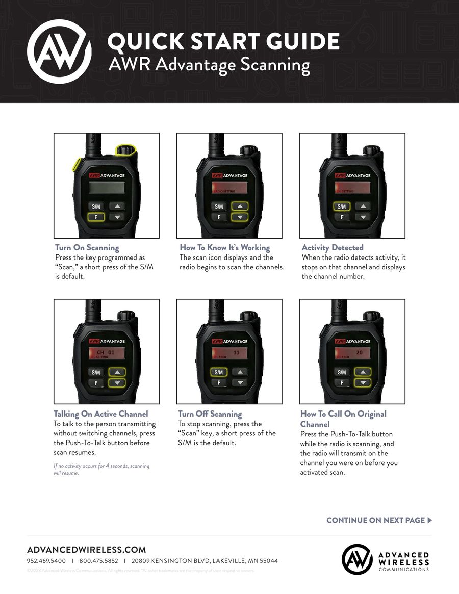 QSG AWR Advantage Scanning by... - Flipsnack