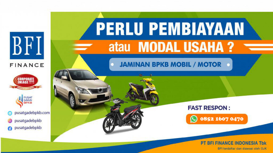 PASTI CAIR..Wa 0852 1607 0470 Terima Rincian Gadai Bpkb Motor