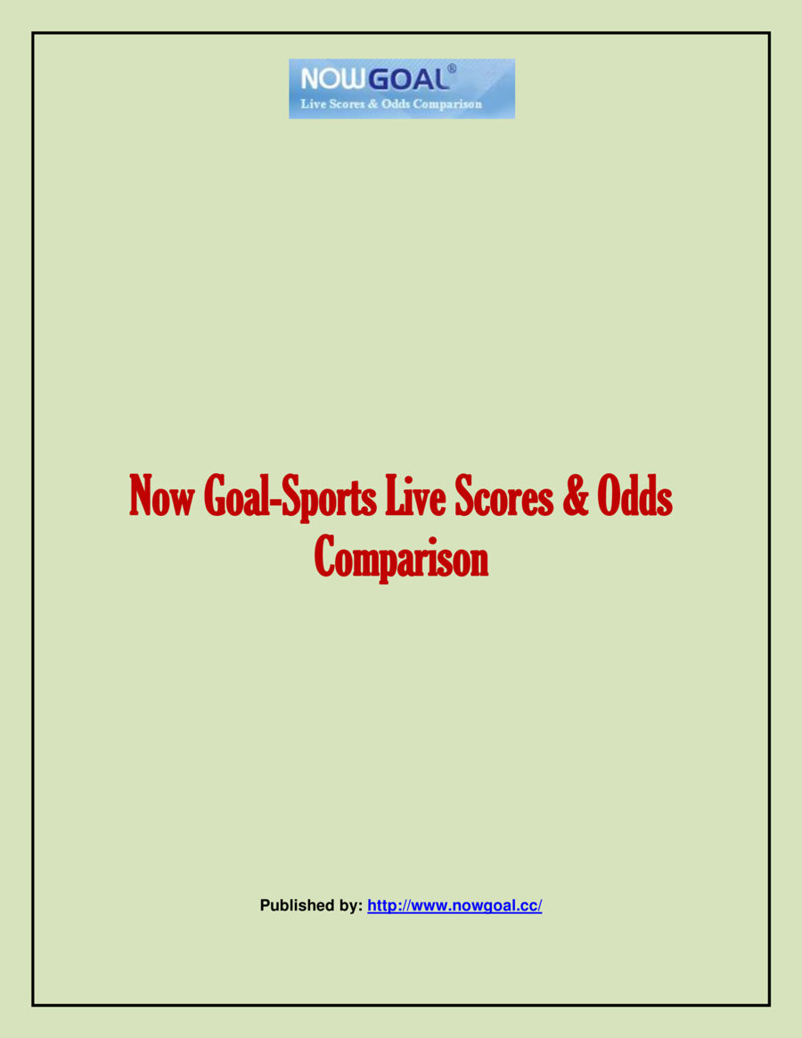 Now Goal-Sports Live Scores and Odds Comparison by futtockicky