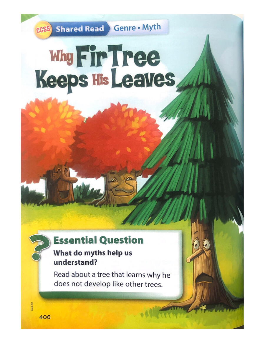 Why Fir Tree Keeps His Leaves Green Apples 6.1 by Mrs. Biete