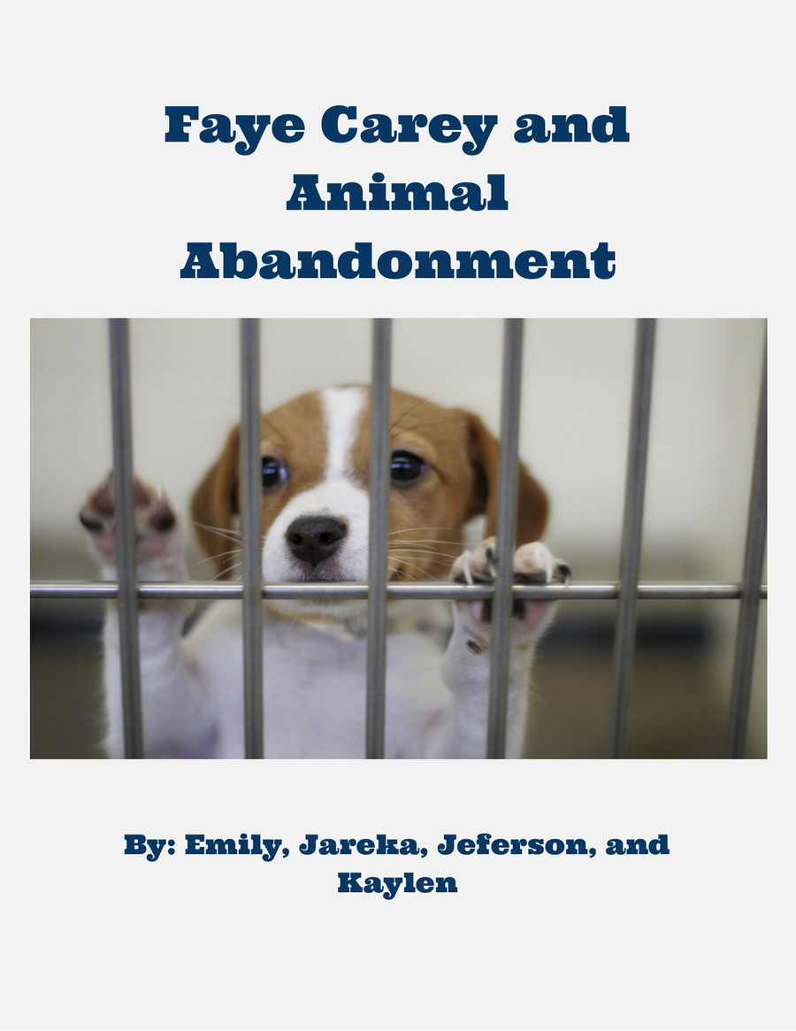 Faye Carey and Animal Abandonment by... Flipsnack