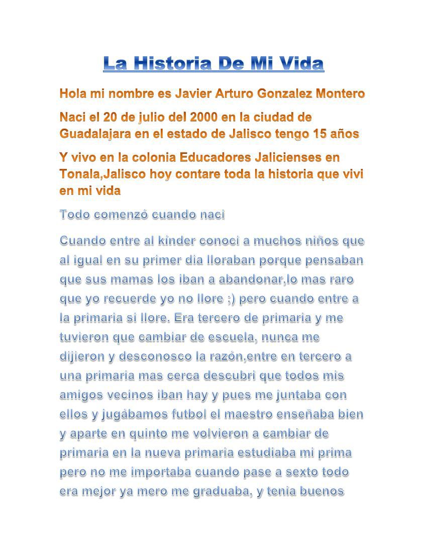 La Historia De Mi Vida by darkhuevo Flipsnack