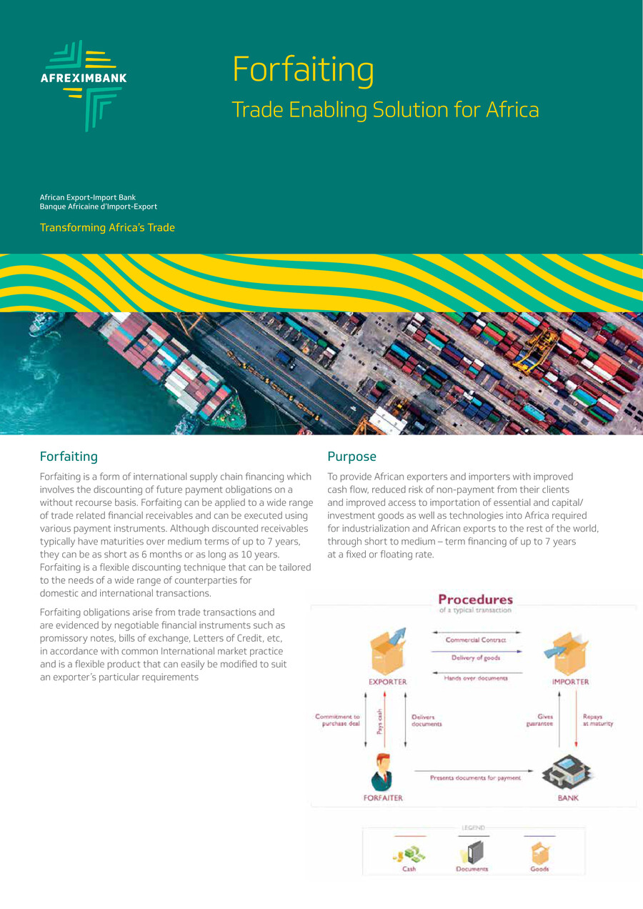 Forfaiting by African Export-Import Bank