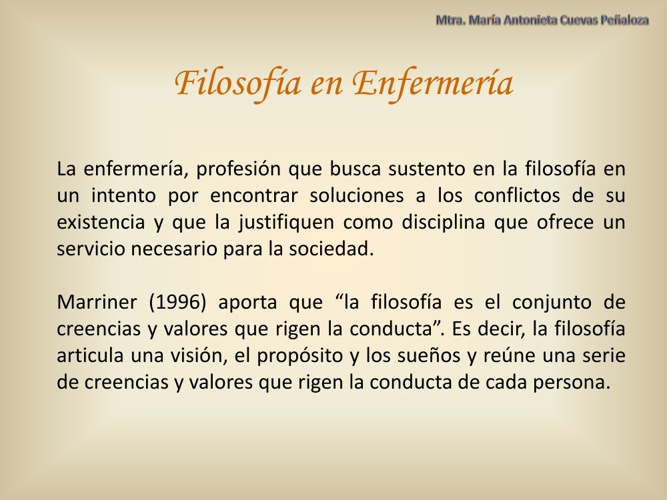 Filosofía en Enfermería by Maria... Flipsnack