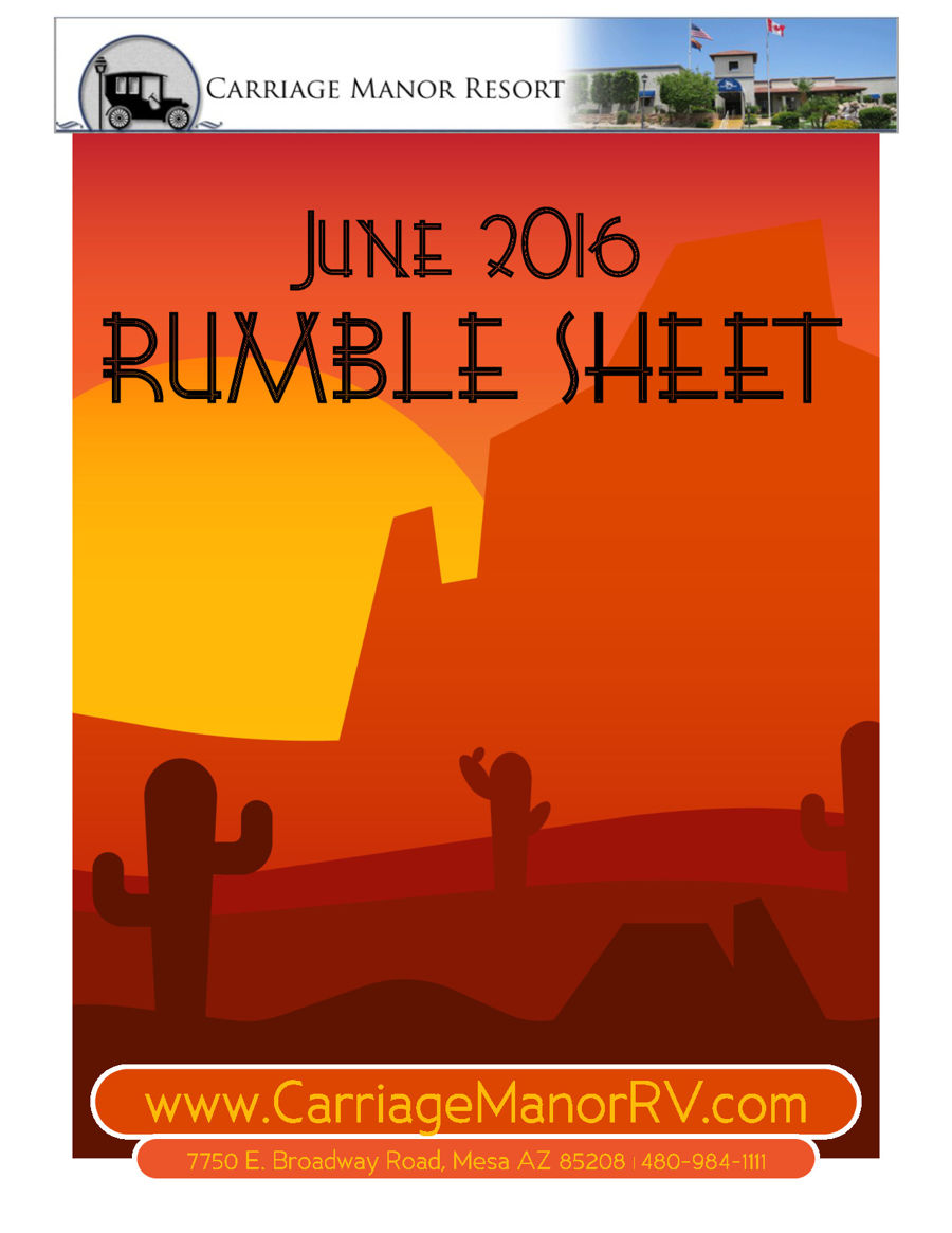 June 2016 Rumble Sheet by SHAUNA - Flipsnack