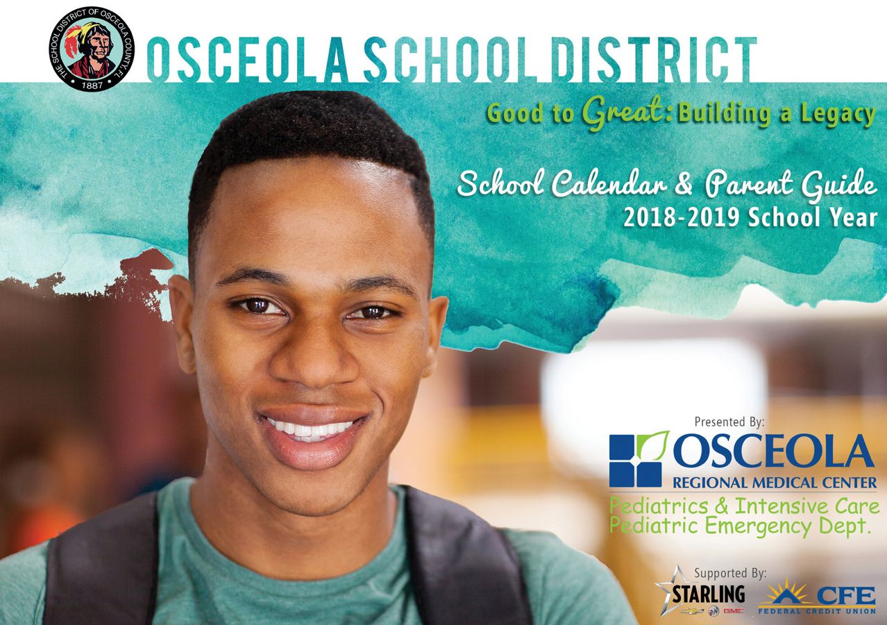 Osceola School District Calendar and Parent Guide 2018-2019 by Osceola