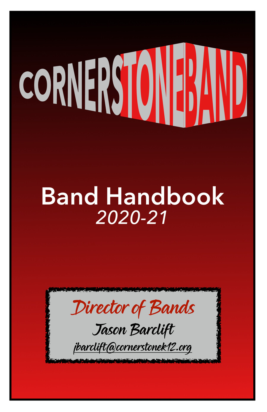 Cornerstone Band Handbook 202021 by Jason Barclift Flipsnack