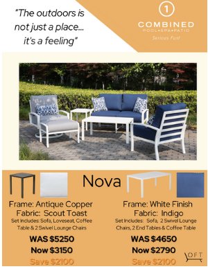 Loft Patio Furniture Set