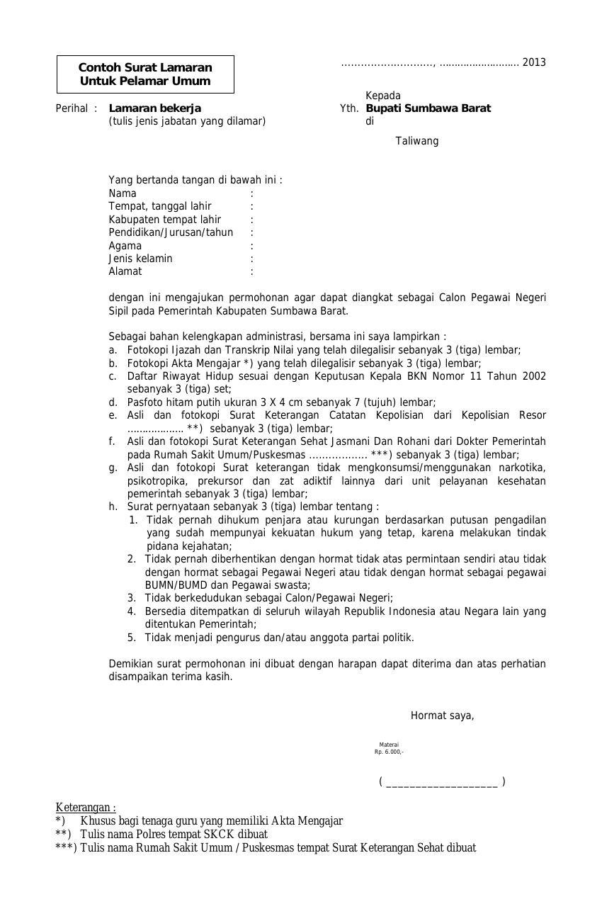 Contoh Surat Official Style - SuratMenyurat.net