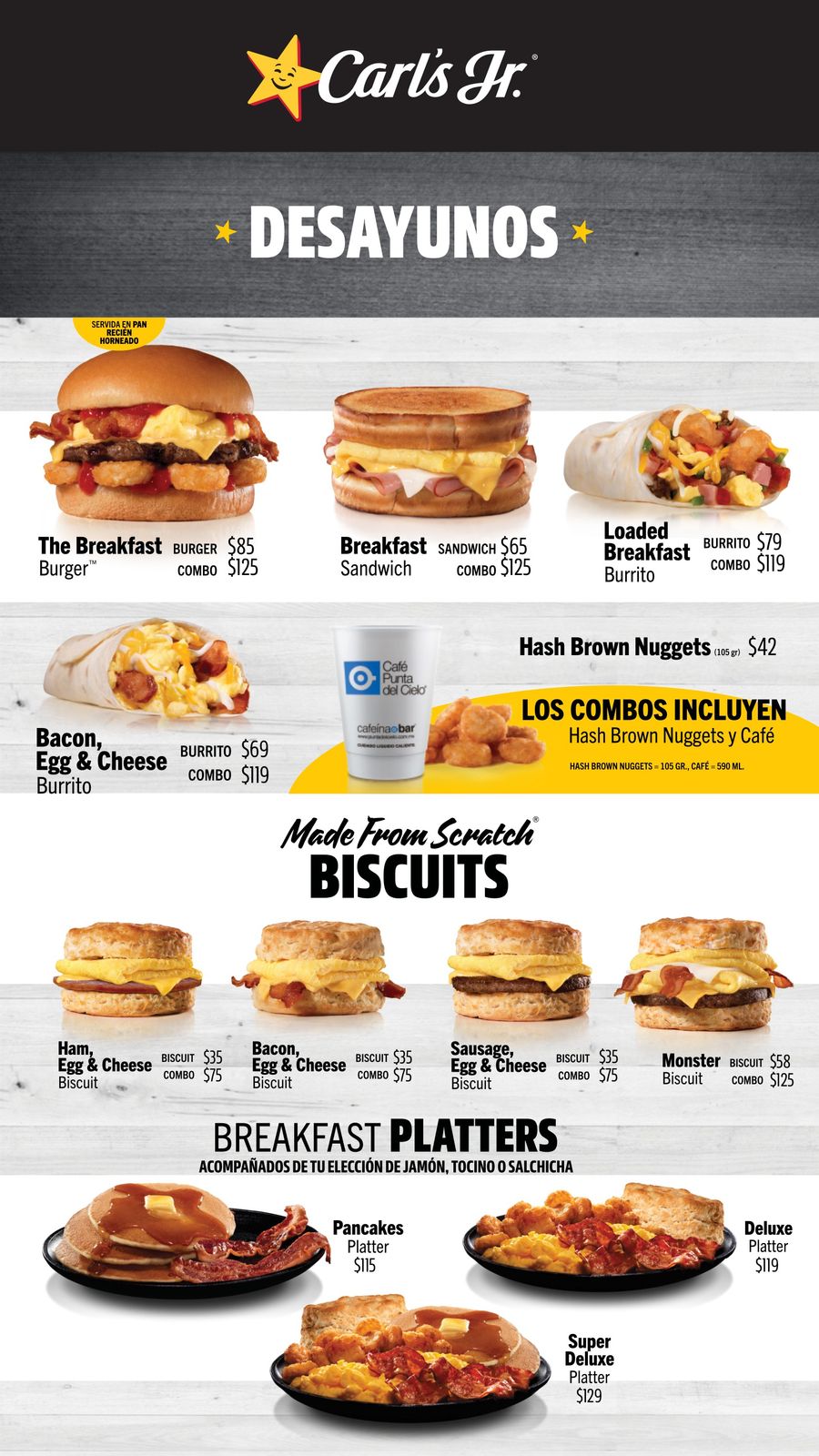Grupo Galeria Menu Digital Carls Jr by Grupo Galeria Flipsnack