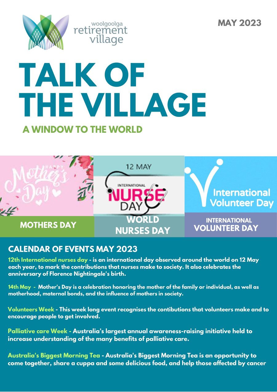 Woolgoolga Aged Care May 2023 Newsletter by Sasha Andrews Flipsnack