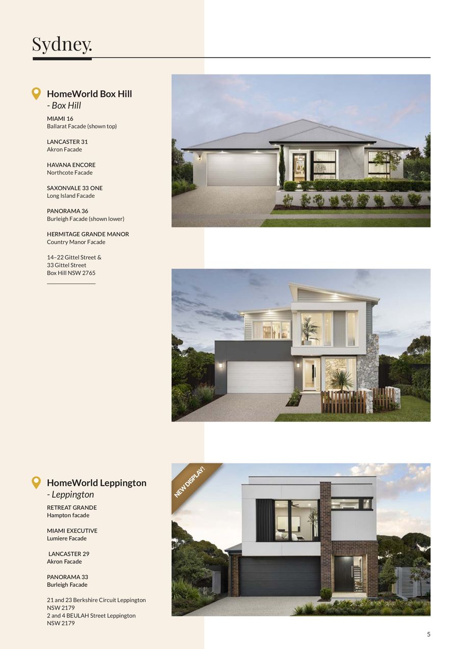 McDonald Jones Homes On Display by Xplore