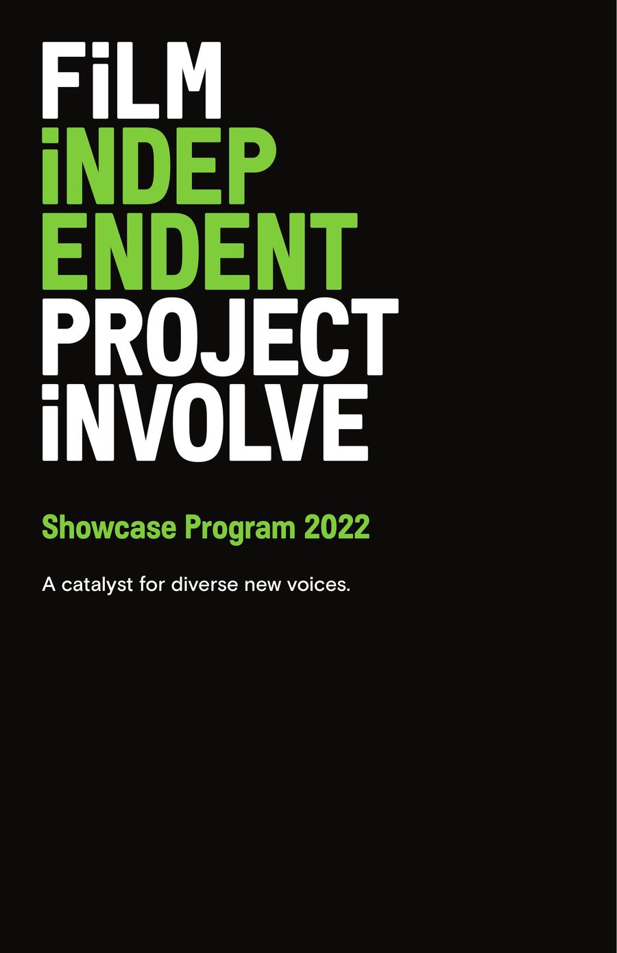 2022 Project Involve Showcase Program by Film Independent - Flipsnack