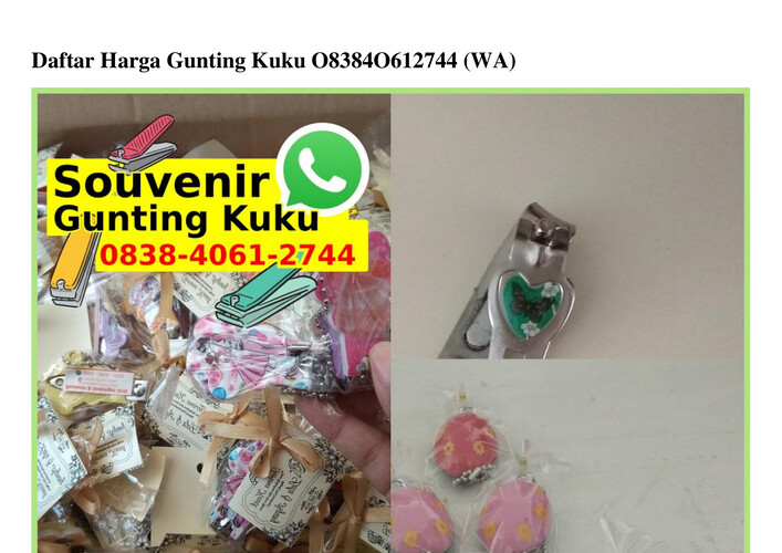 Daftar Harga Gunting Kuku
