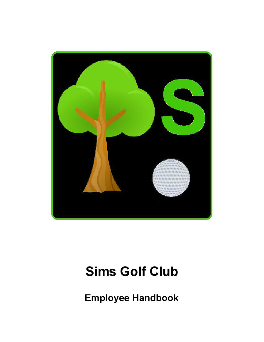 Sims Golf Club Employee Handbook 1/2 by Brian Sims Flipsnack