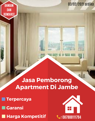 Jasa Pemborong Apartment Di Jambe