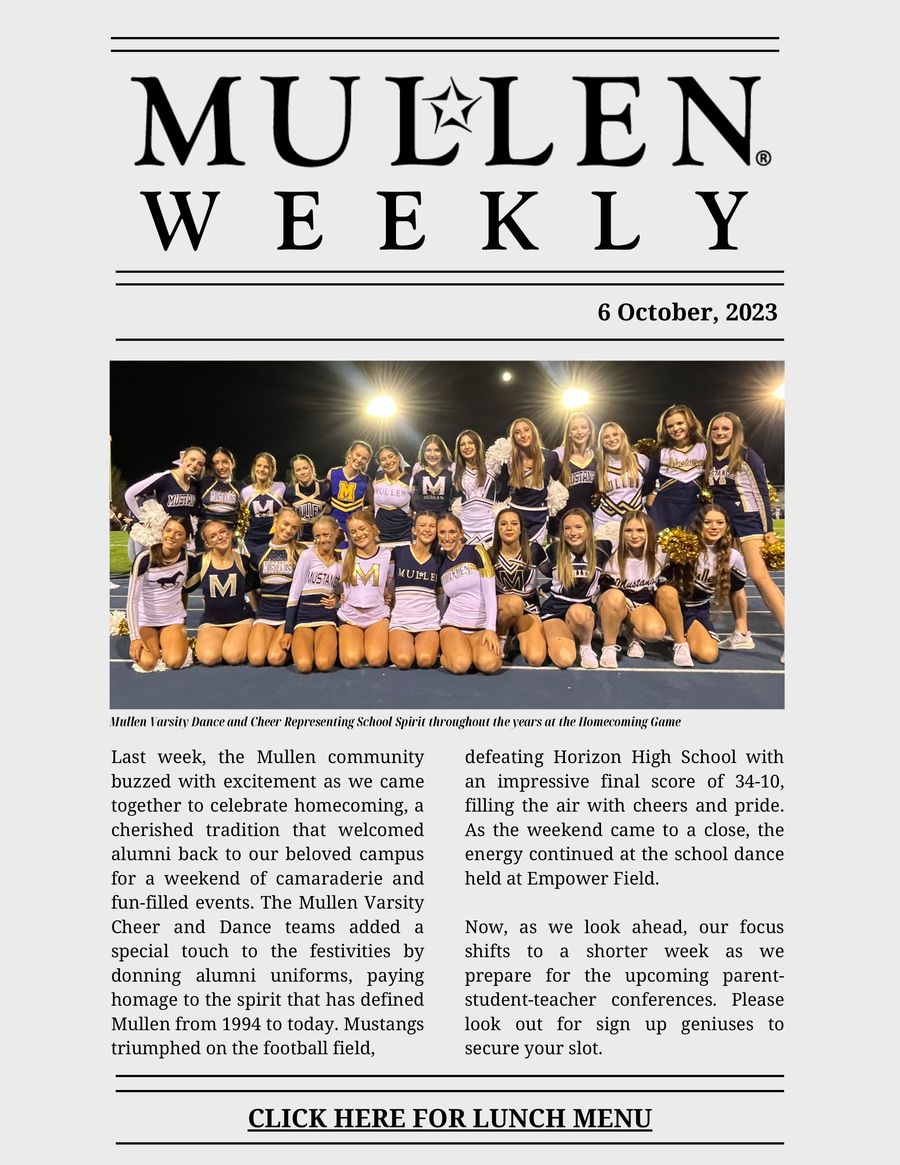 Mullen Weekly 1006 by Mullen High School Flipsnack