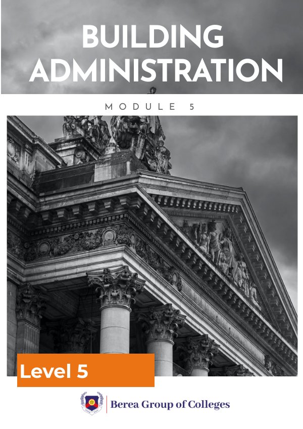 Building Administration Level 5 - Module 5 by E-Publishing - Flipsnack