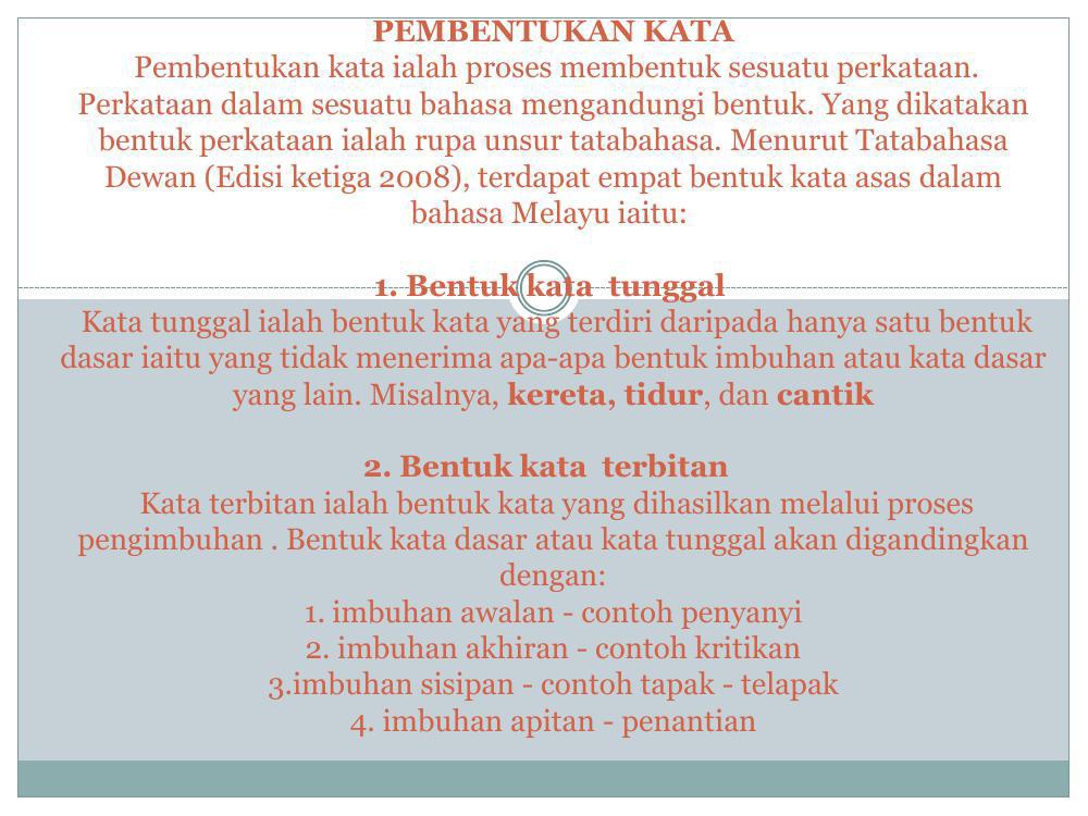 Contoh Kata Awalan Dan Akhiran - Untaian Kata 2019