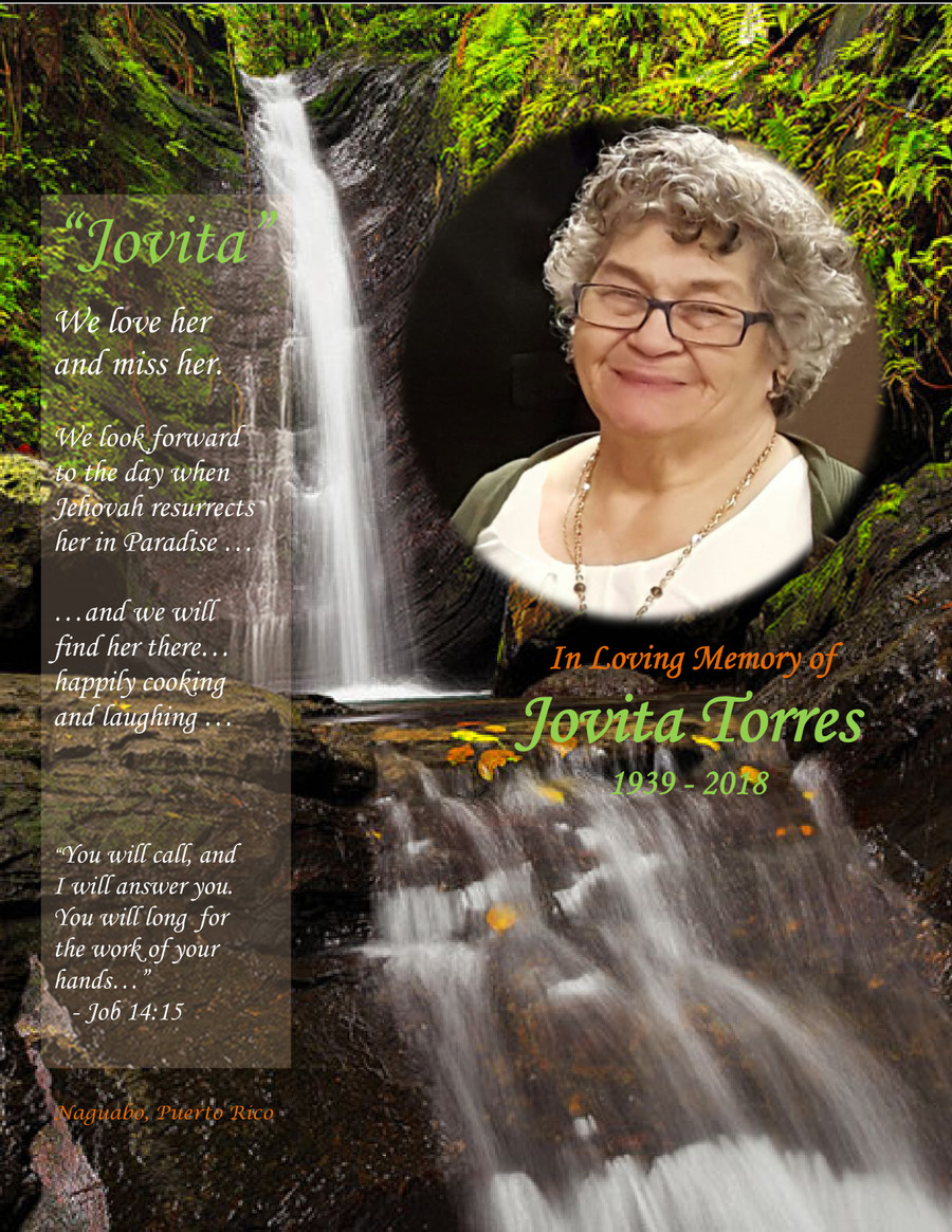 Jovita Torres Online Memorial Brochure By Tamara Torres Flipsnack