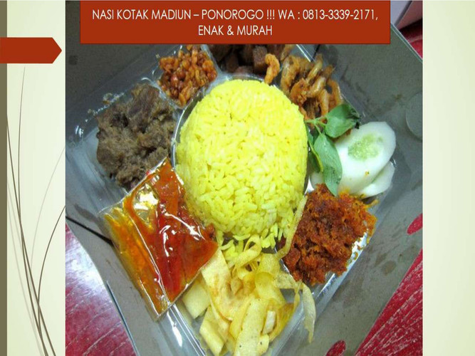 MURAH &amp;amp; HALAL | WA : 0897-7268-820 (Tri)	Supplier Nasi Kotak