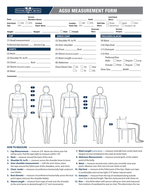 AGSU measurement form by clifton lin Flipsnack