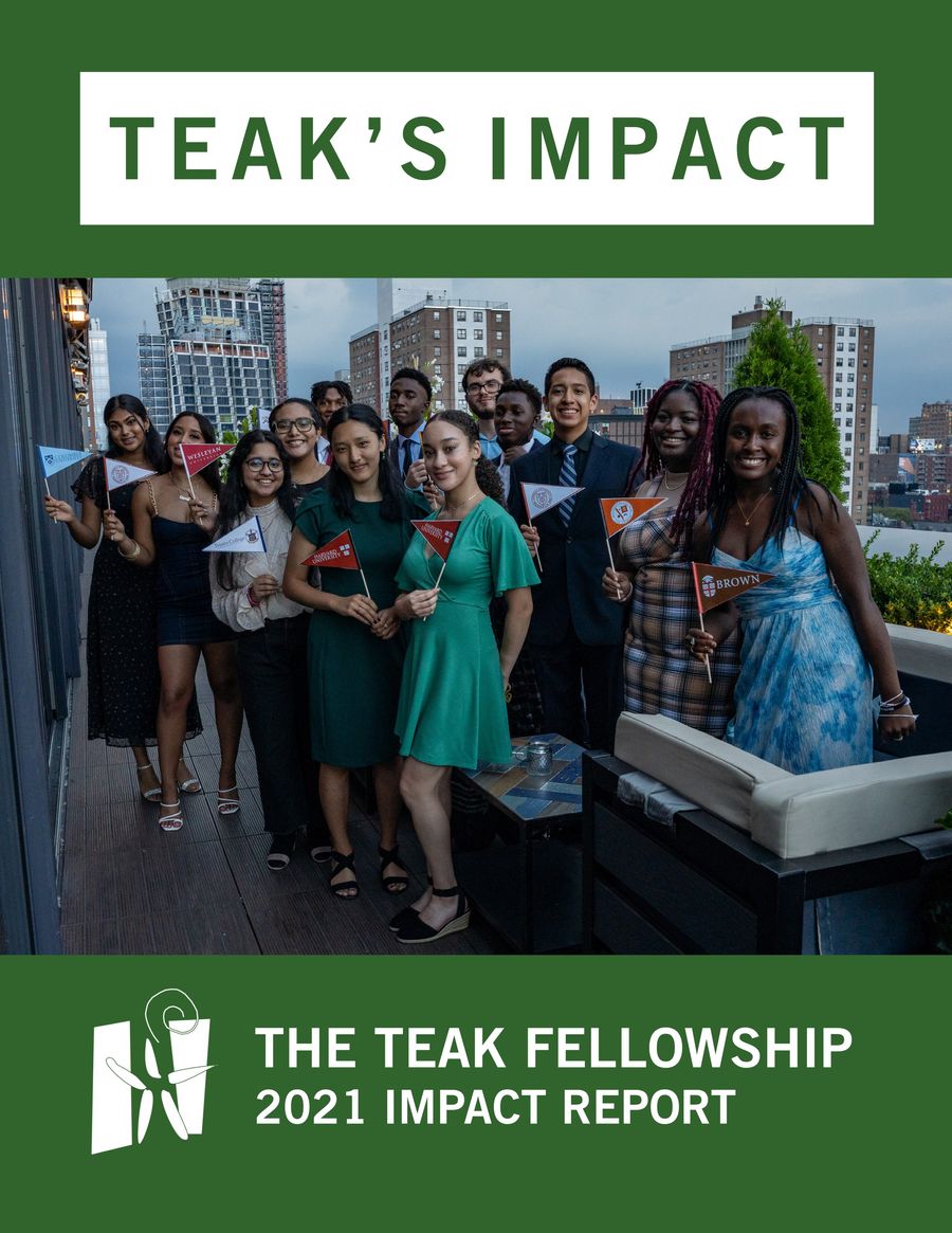 The TEAK Fellowship 2021 Annual Report by The TEAK Fellowship Flipsnack