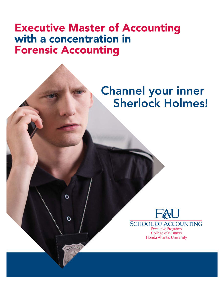 FAU Masters in Forensic Accounting Program Brochure by FAU School of