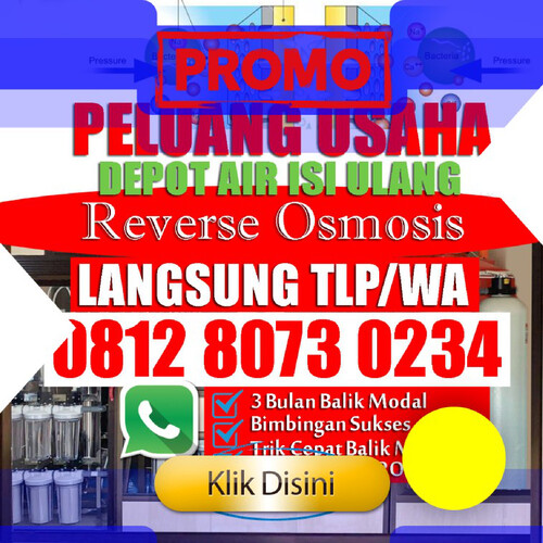 WA 0812 8073 0234 JASA PEMASANGAN AIR RO SAWAH BESAR