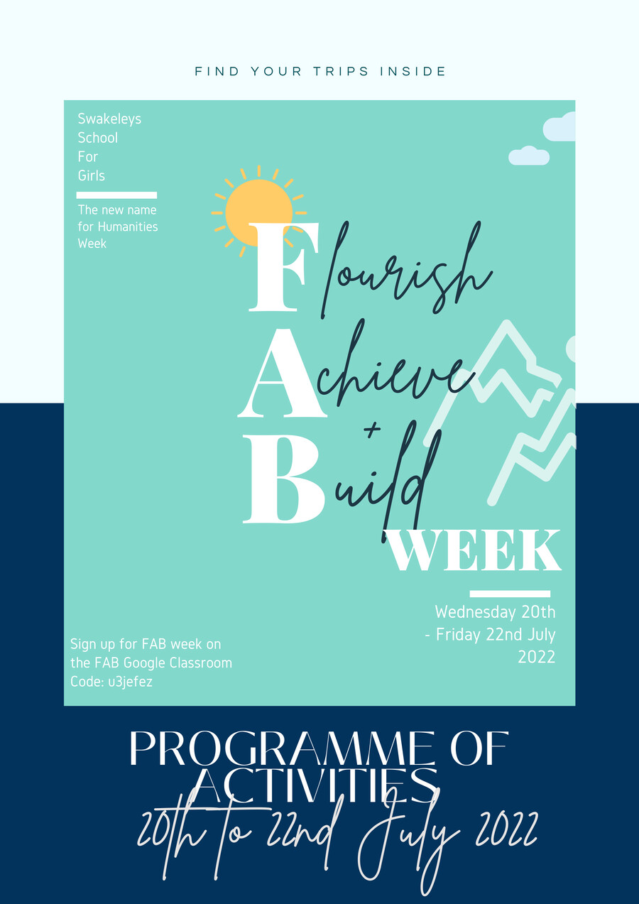 FAB Week Booklet 2022 V3 by Miss Lewis - Flipsnack
