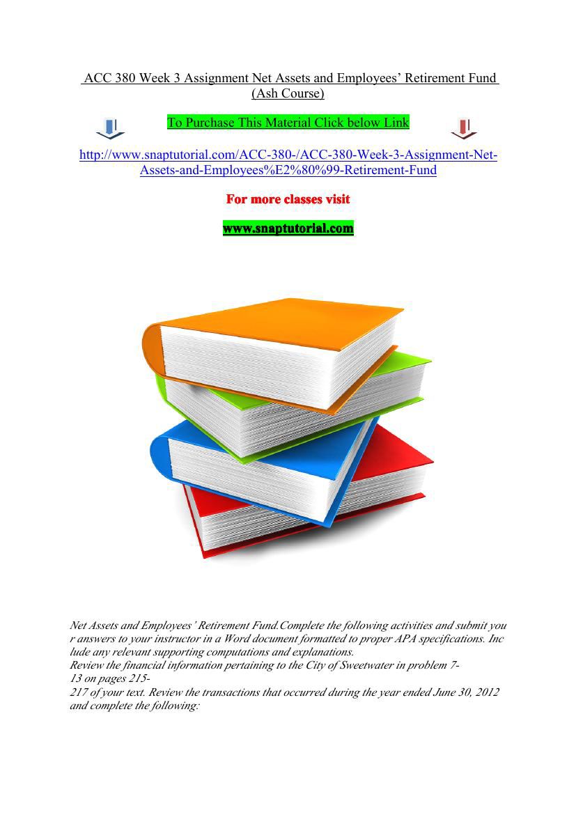 Acc 380 week 3 acc380 week 3 essay image