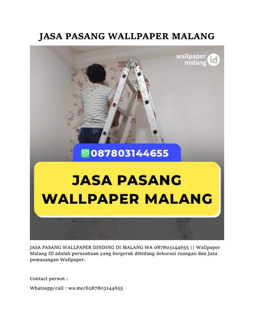 JASA PASANG WALLPAPER MALANG  WA 087803144655_2