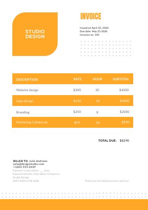 Invoice Design