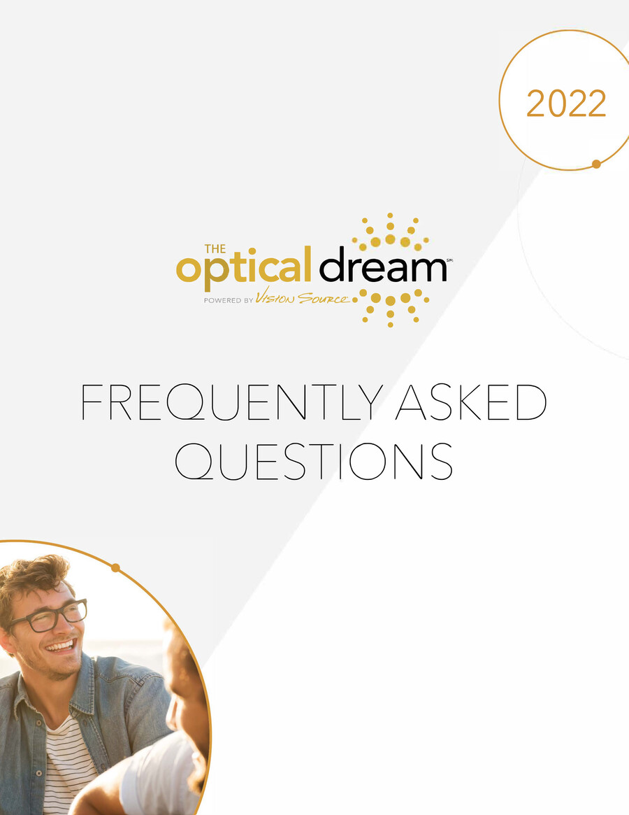The Optical Dream 2022 FAQs by Vision Source Flipsnack