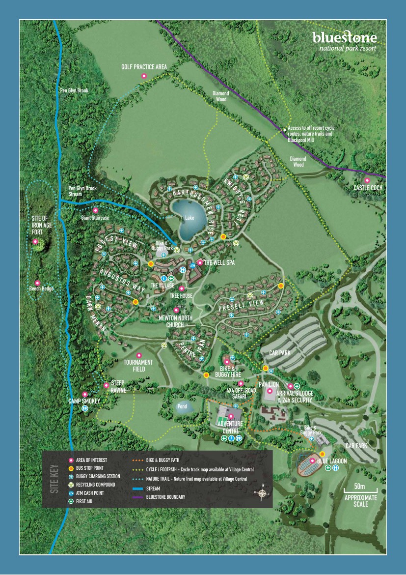 map bluestone wales resort greenfield simon