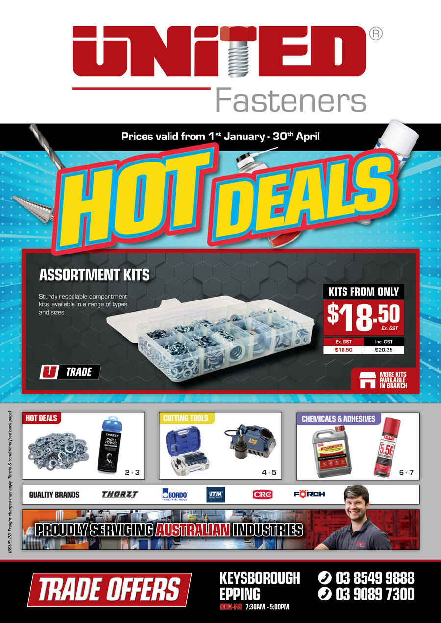 Melbourne HOT DEALS by United Fasteners - Flipsnack