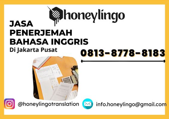 Jasa Penerjemah Bahasa Inggris di Jakarta Pusat 