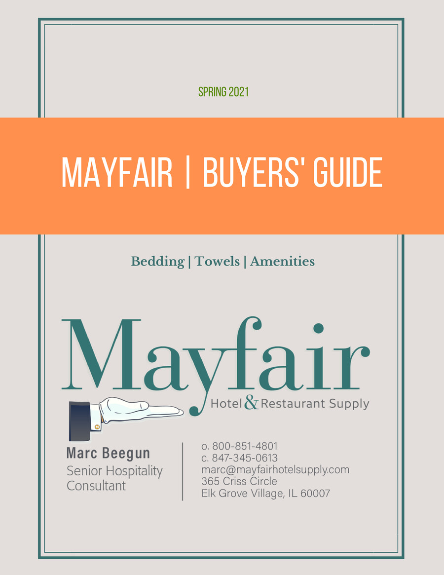 MarcMayfair Hotel Supply 2021 Catalog... Flipsnack