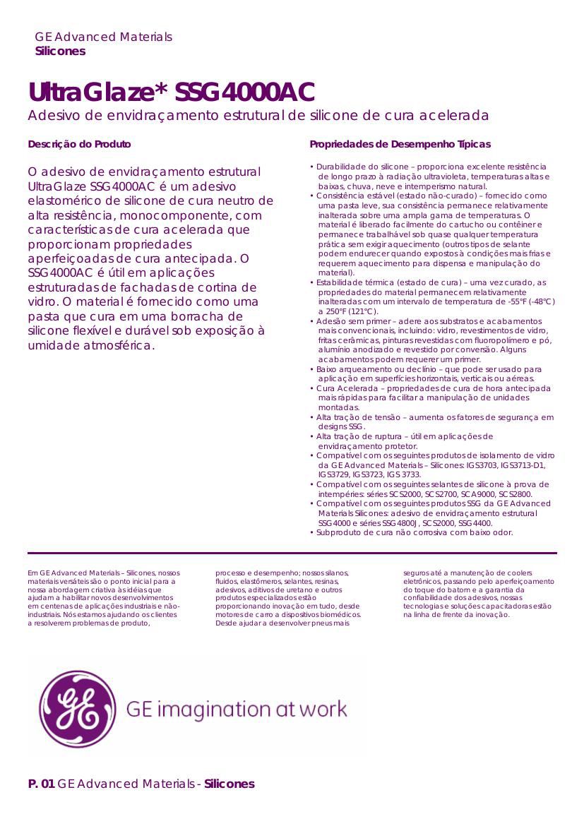 GE Silicones Ficha Técnica SSG4000AC by hiveel Flipsnack