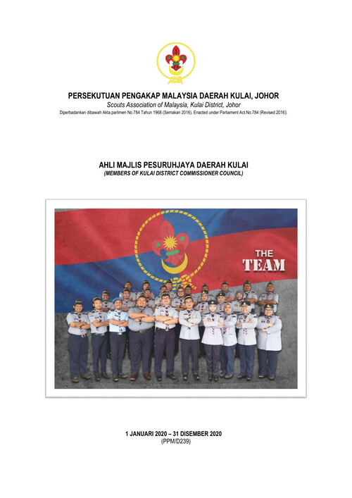 PROFIL PESURUHJAYA DAERAH KULAI 2020 