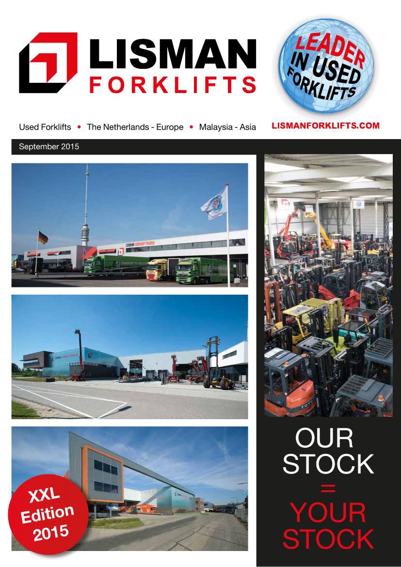 Lisman XXL September 2015 by Lisman Forklifts - Flipsnack