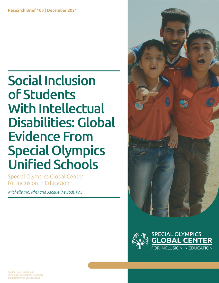 Social Inclusion of Students With Intellectual Disabilities by Special ...