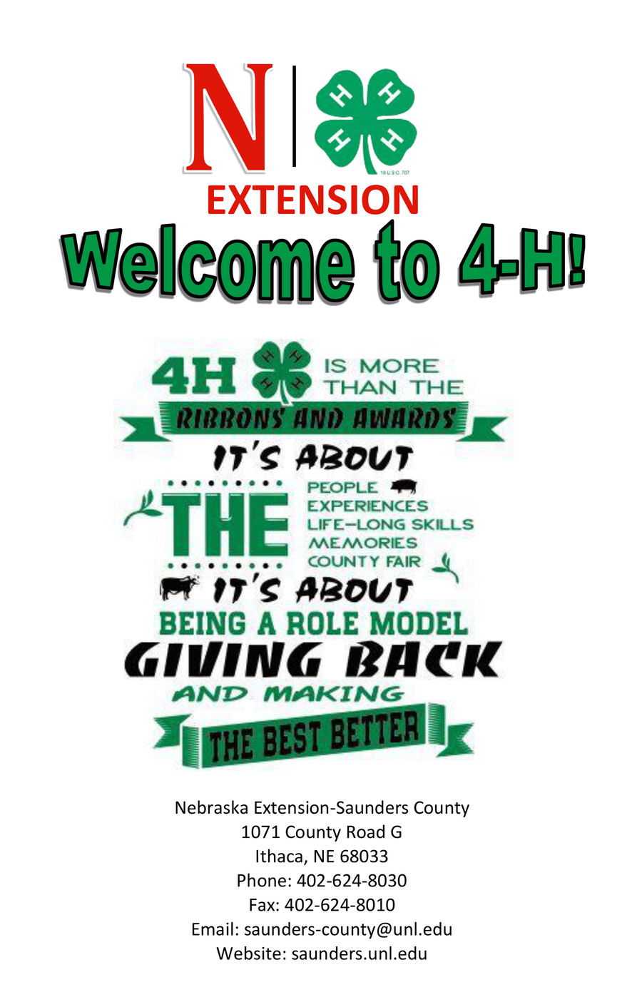 Saunders County 4H Booklet by Cheyenne Chromy Flipsnack