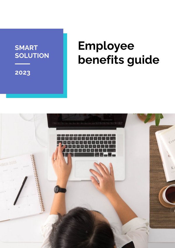 Fully Insured Employee Benefits Guide Template by Flipsnack templates