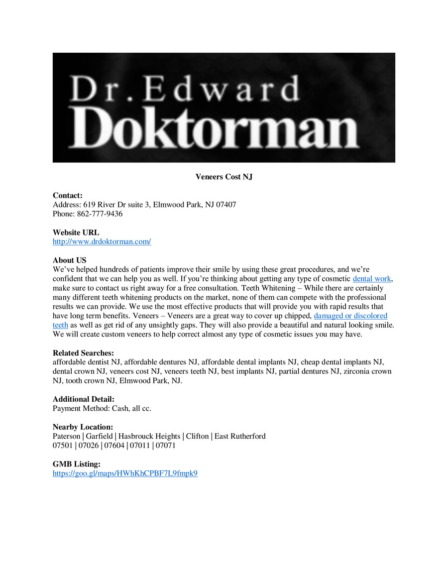 Veneers Cost NJ by Veneers Cost NJ Flipsnack