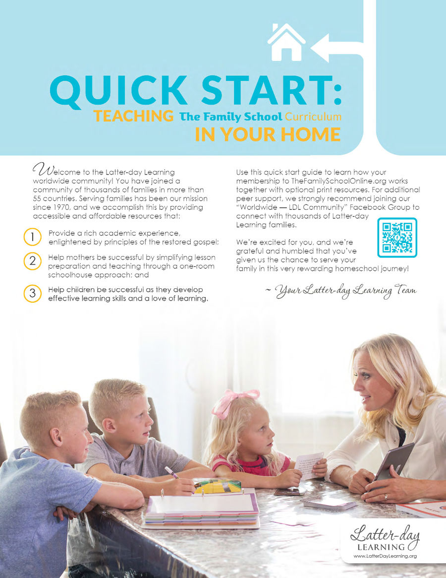 Quick Start Guide for Teaching The Family School Curriculum by ...