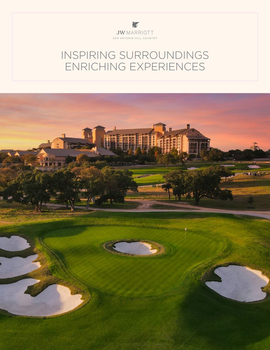JW Marriott San Antonio Suites Brochure by Susan Dickson Flipsnack