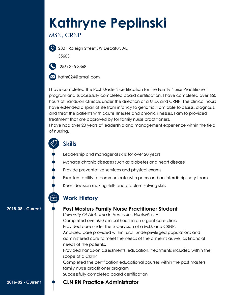 Kathryne_Peplinski CRNP_Resume by Kathryne Peplinski - Flipsnack