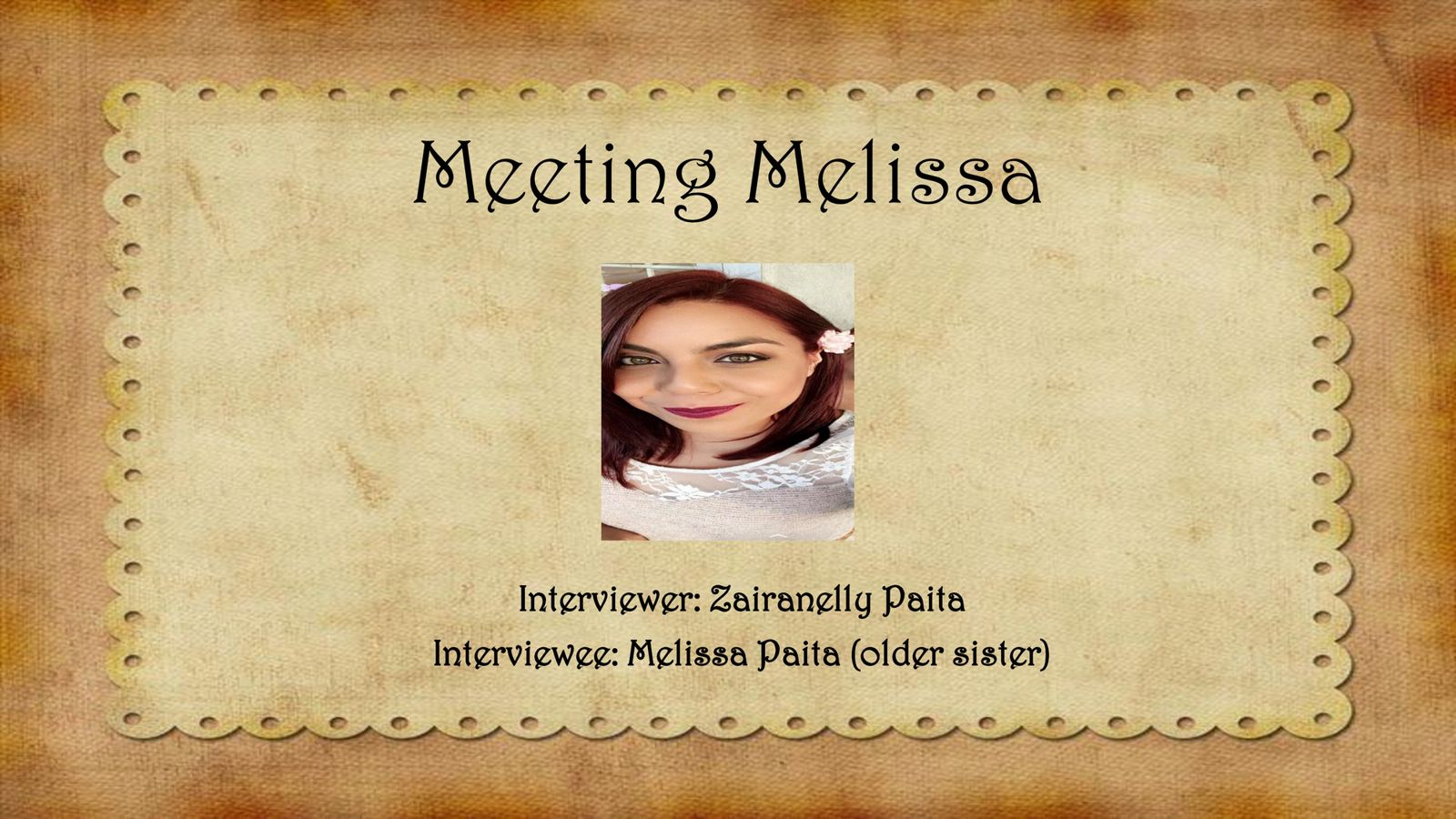 Oral History Project pdf by zairanelly Flipsnack