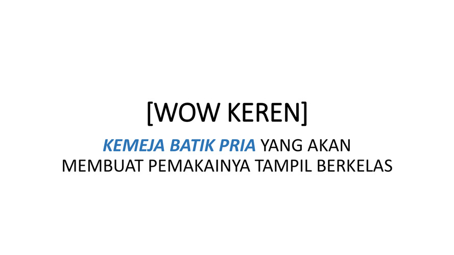 Baju batik warna biru